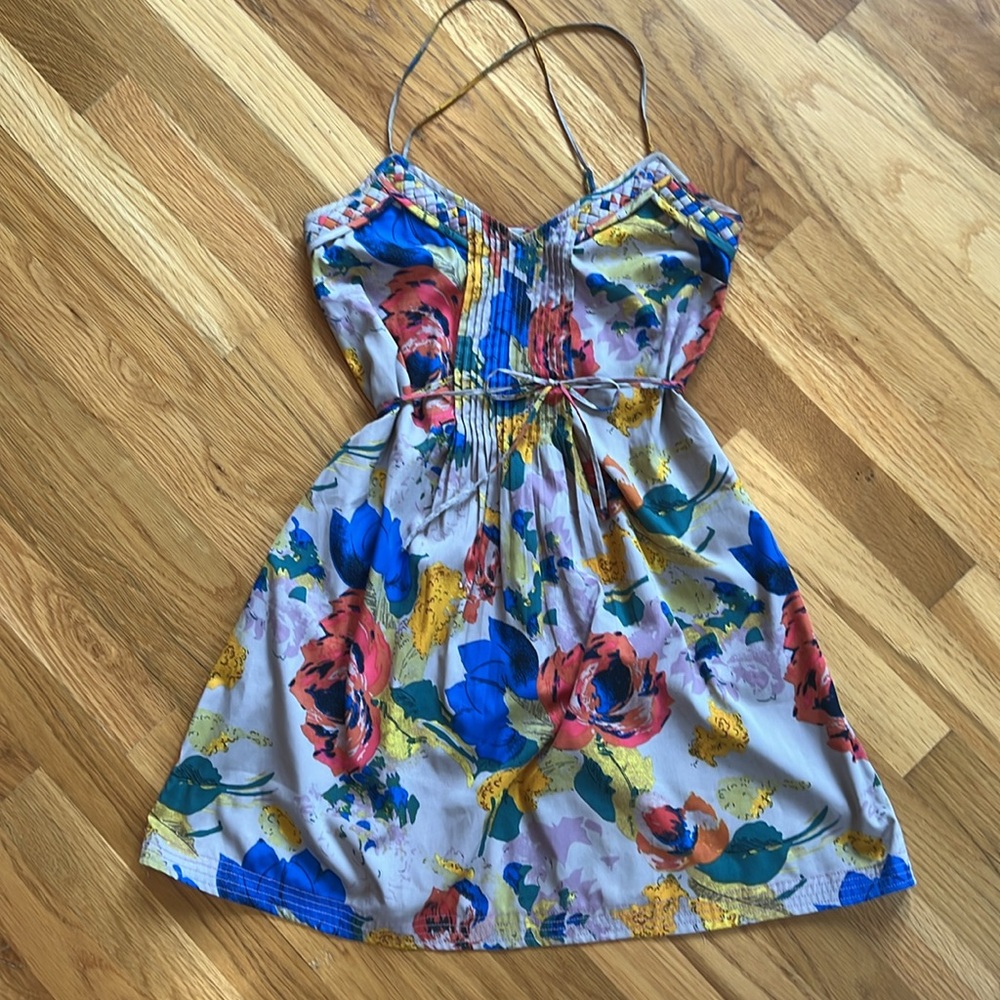 Urban Outfitters Lavender Floral Mini Dress
